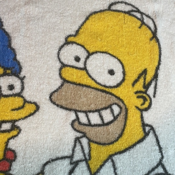 Rare - "The Simpsons" Beach Towel  (Vintage 1990's) - Picture 15 of 15